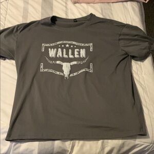 SHEIN Gray Graphic Tee